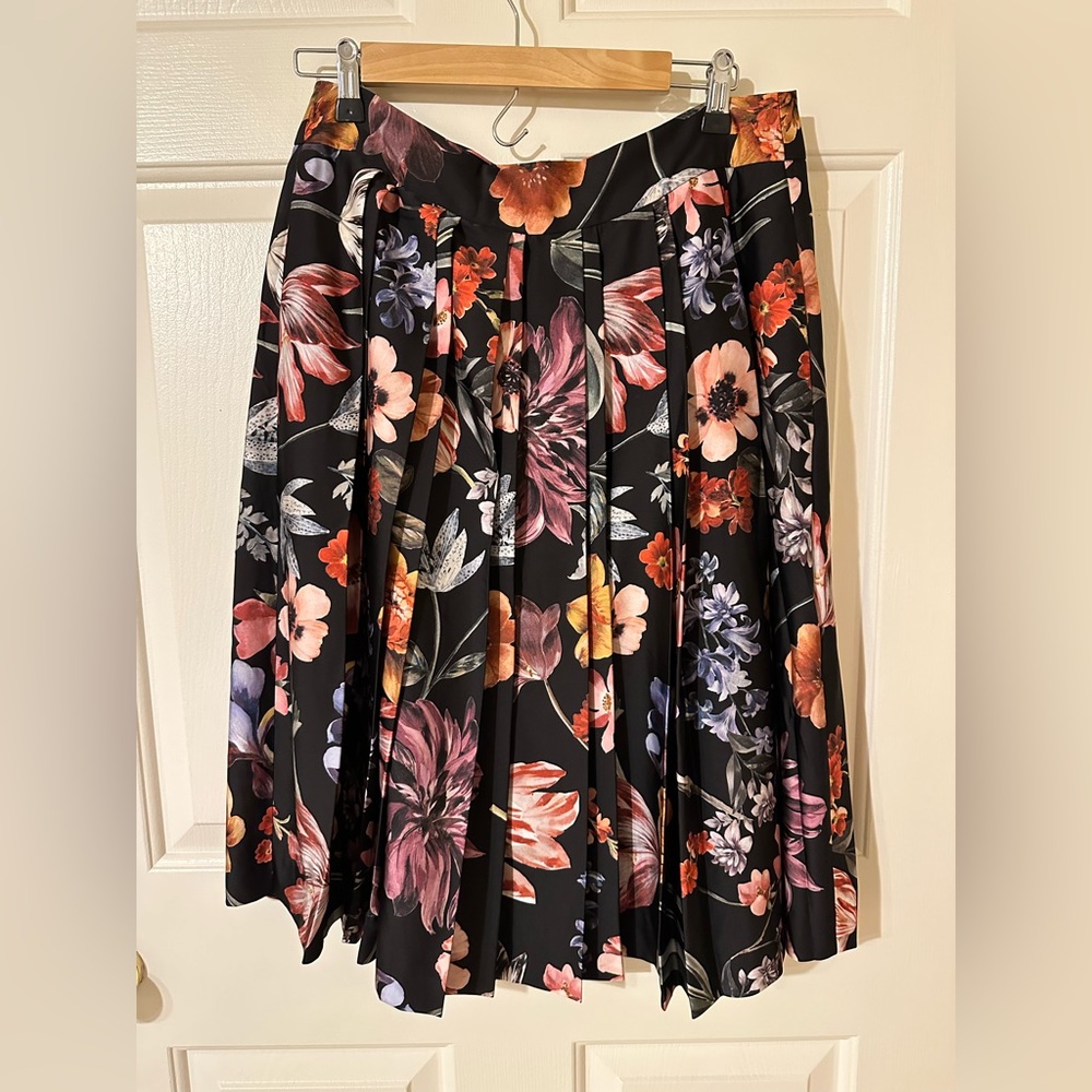 Jcrew Floral Skirt Gem